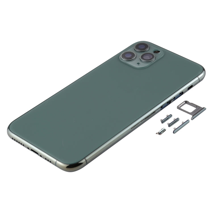 適用於iPhone 11 Pro Max 替換后蓋帶相圈卡托和邊鍵，外殼