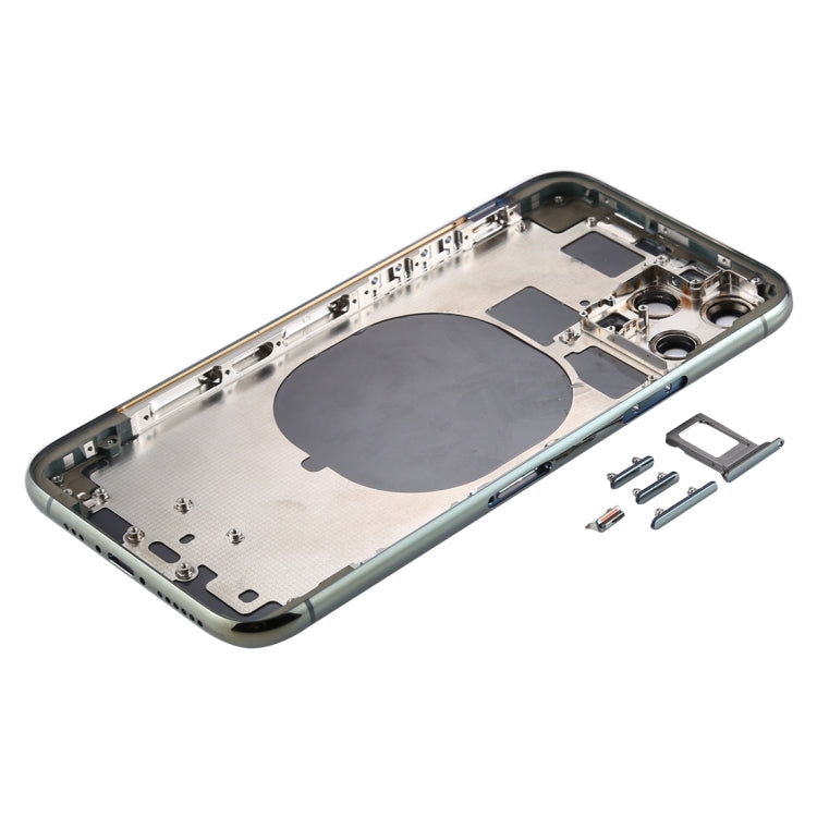 適用於iPhone 11 Pro Max 替換后蓋帶相圈卡托和邊鍵，外殼