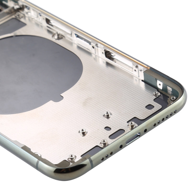 適用於iPhone 11 Pro Max 替換后蓋帶相圈卡托和邊鍵，外殼