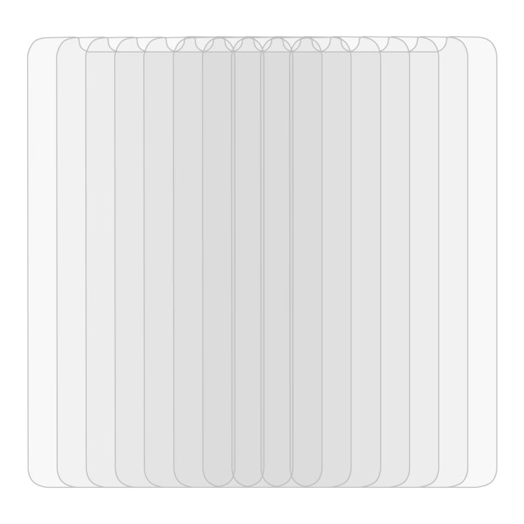 50個裝 0.3mm厚度2.5D 9H高清半屏鋼化玻璃膜 適用於iPhone 11 / XR