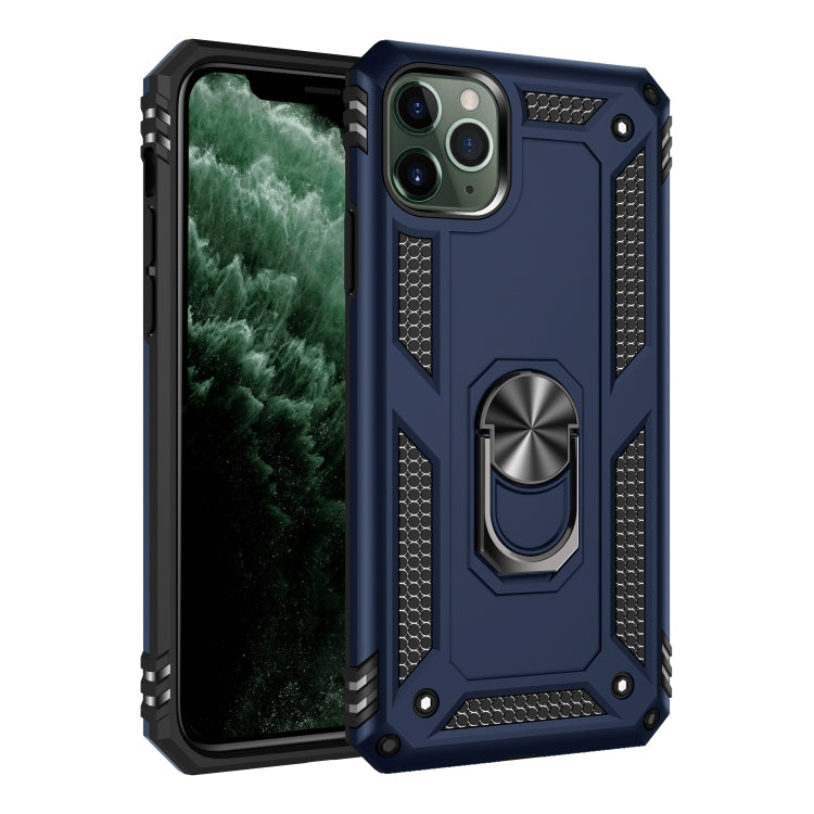 適用於 iPhone 11  TPU + PC 軍士盔甲防摔保護殼，帶360度旋轉支架
