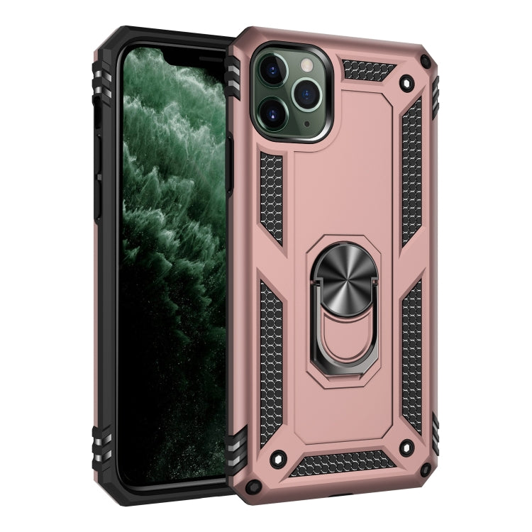 適用於 iPhone 11  TPU + PC 軍士盔甲防摔保護殼，帶360度旋轉支架