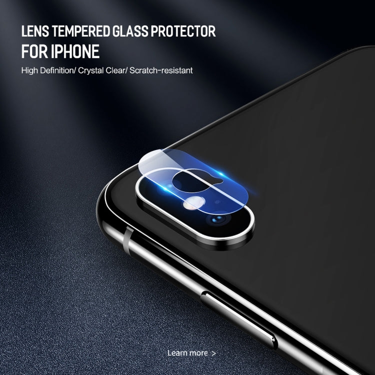 ROCK 適用於iPhone XS Max / XS / X 0.15mm后攝像鏡頭玻璃膜 2片裝