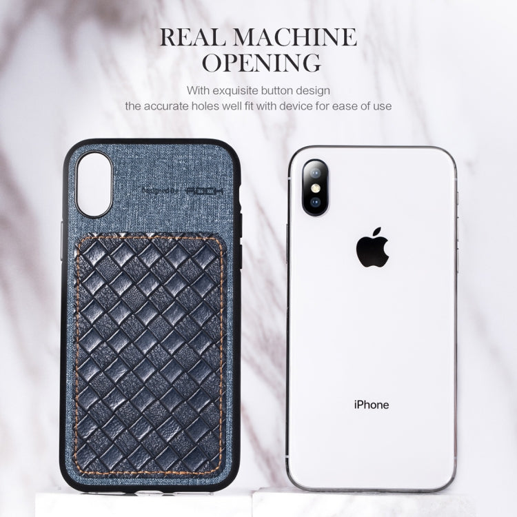 ROCK 元素系列 適用於iPhone XS Max 商務時尚TPU + PU保護殼, For XS Max