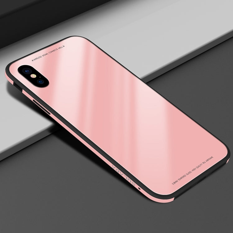 蘇拉達 琉璃系列 適用於iPhone XS Max 金屬邊框鋼化玻璃殼