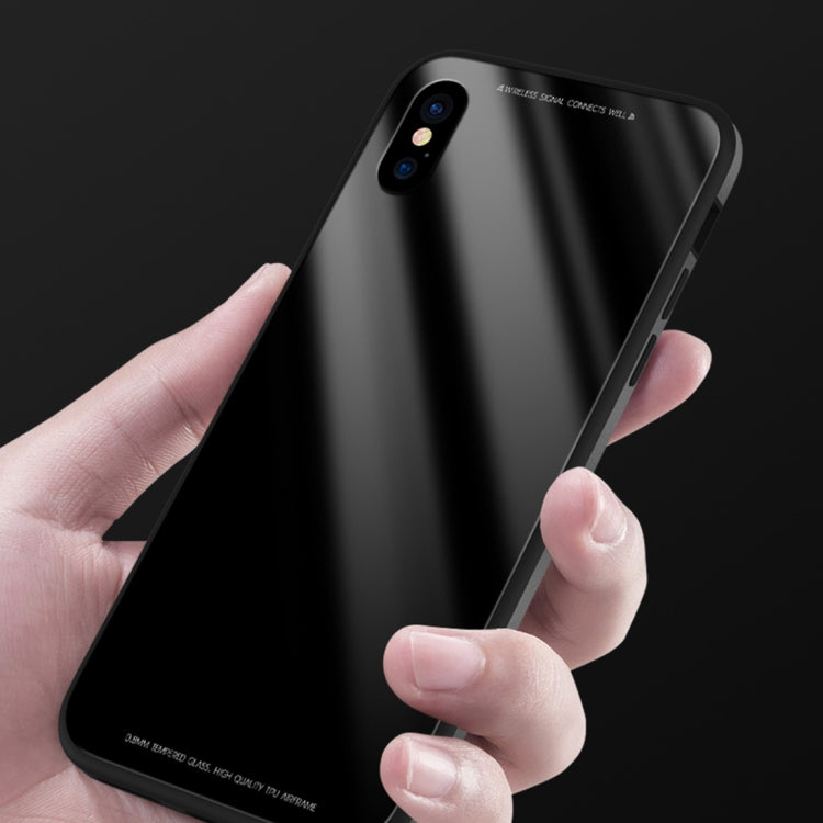 蘇拉達 琉璃系列 適用於iPhone XS Max 金屬邊框鋼化玻璃殼