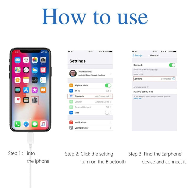 GL069 8Pin接口藍牙模塊彈出窗口立體聲有線耳機帶麥克風