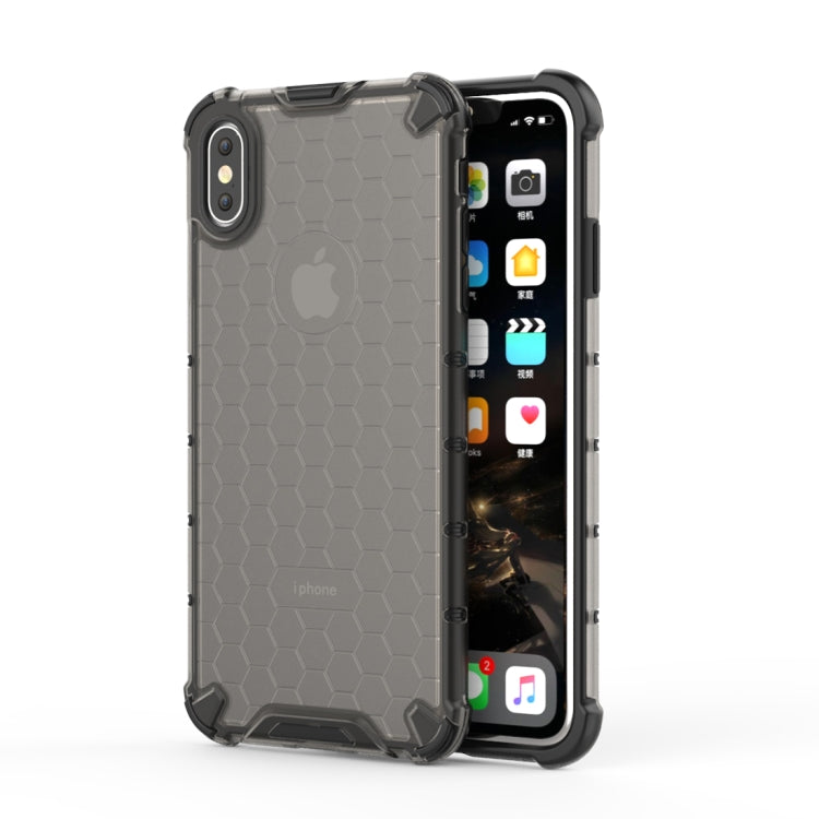 適用於iPhone XS Max PC+TPU蜂巢防摔保護殼