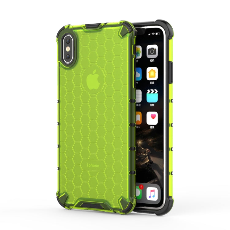 適用於iPhone XS Max PC+TPU蜂巢防摔保護殼