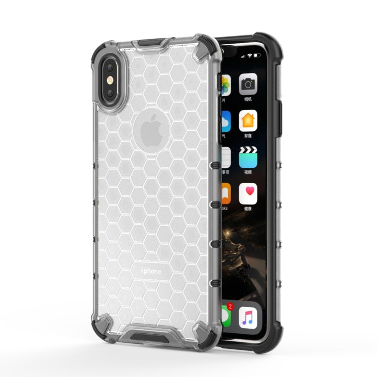 適用於iPhone XS Max PC+TPU蜂巢防摔保護殼