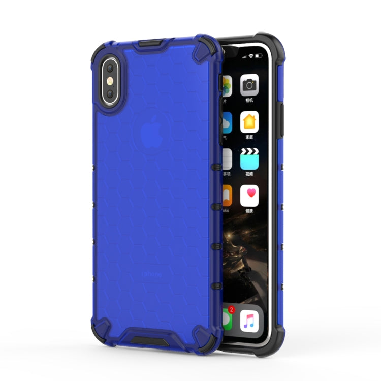 適用於iPhone XS Max PC+TPU蜂巢防摔保護殼