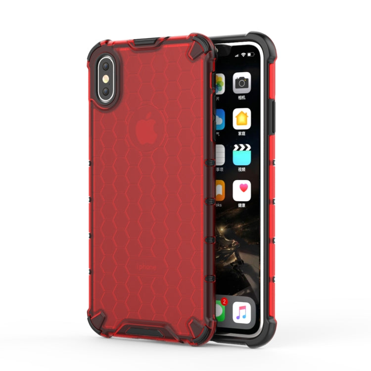 適用於iPhone XS Max PC+TPU蜂巢防摔保護殼
