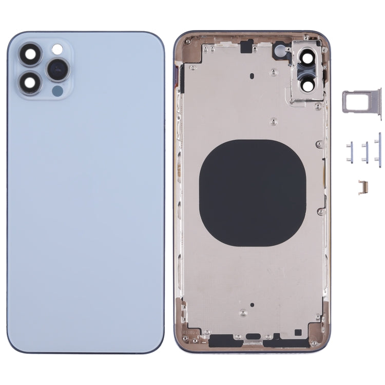 適用於iPhone XS Max 仿iPhone 13 Pro Max 外觀 全套替換殼帶邊鍵&卡托