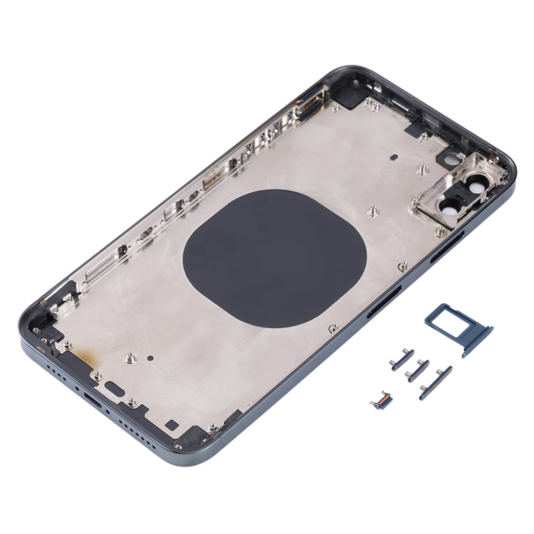 適用於iPhone XS Max 仿iPhone 13 Pro Max 外觀 替換后蓋帶邊鍵&卡托