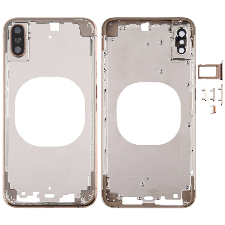 適用於 iPhone XS Max 透明后蓋帶相圈&邊鍵&卡托
