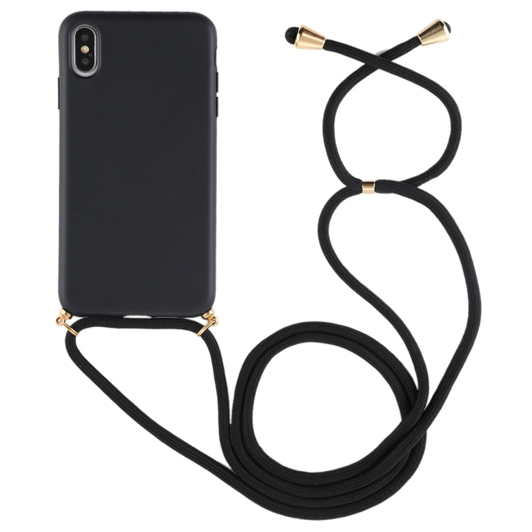 適用於 iPhone XS Max TPU防摔手機殼，帶掛繩