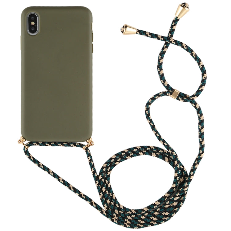 適用於 iPhone XS Max TPU防摔手機殼，帶掛繩