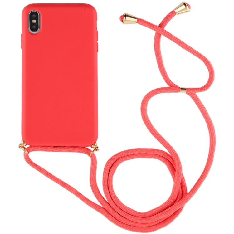 適用於 iPhone XS Max TPU防摔手機殼，帶掛繩