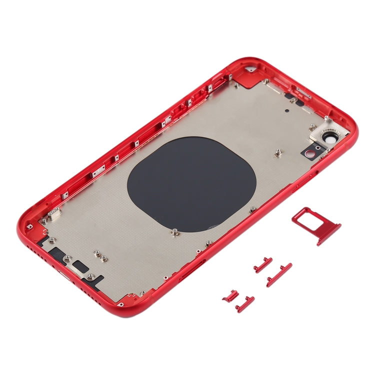 適用於iPhone XR 替換后蓋帶卡托和邊鍵，外殼