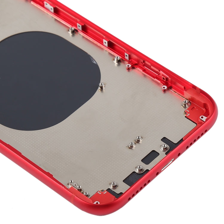 適用於iPhone XR 替換后蓋帶卡托和邊鍵，外殼