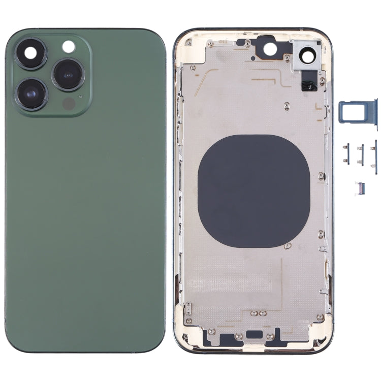 適用於iPhone XR仿iPhone 13 Pro 外觀 全套替換殼帶邊鍵&卡托 電鍍邊框