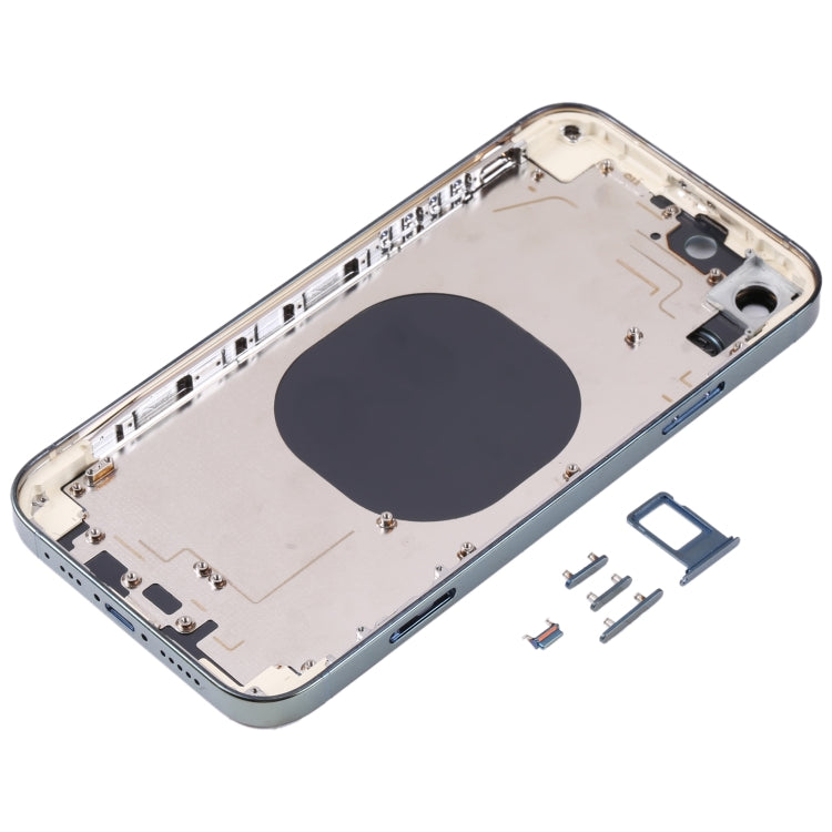 適用於iPhone XR仿iPhone 13 Pro 外觀 全套替換殼帶邊鍵&卡托 電鍍邊框