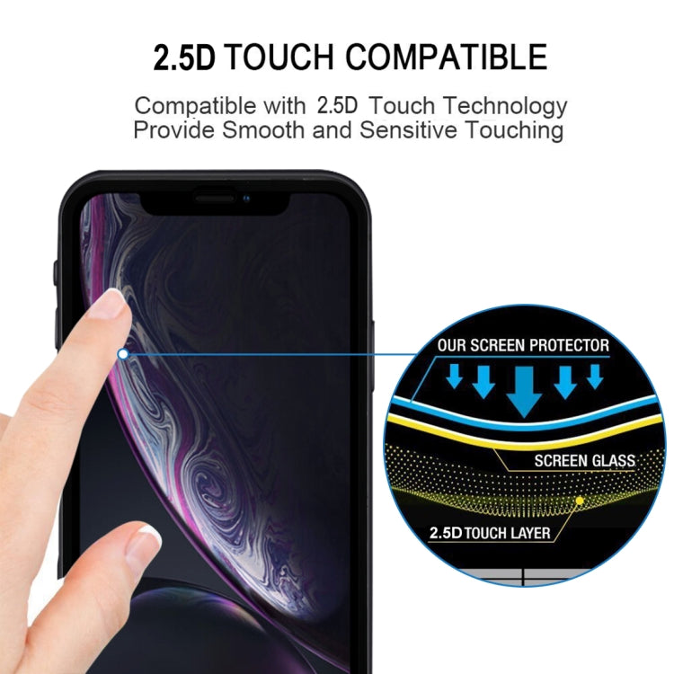 適用於iPhone 11 / XR 9H 2.5D 超薄絲印碳纖維全屏保護膜