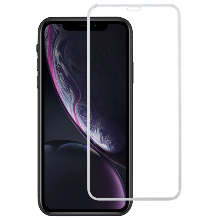 適用於iPhone 11 / XR 9H 2.5D 超薄絲印碳纖維全屏保護膜