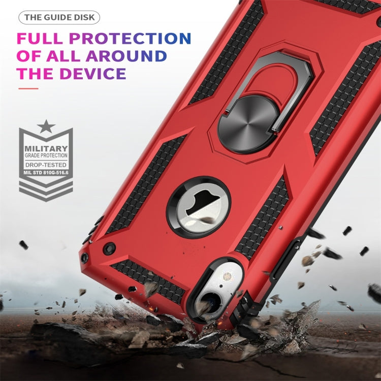 適用於iPhone XR TPU + PC軍士盔甲防摔保護殼，帶360度旋轉支架