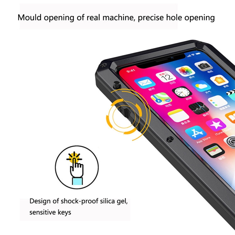 適用於iPhone XR 金屬三防手機保護殼
