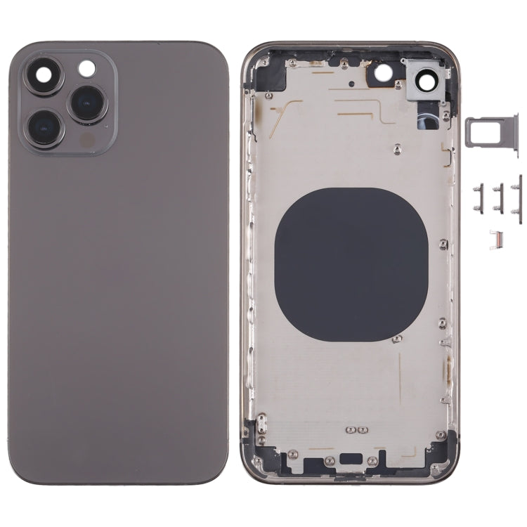 適用於iPhone XR 仿iPhone 13 Pro 外觀 不銹鋼材質全套替換殼帶邊鍵&卡托