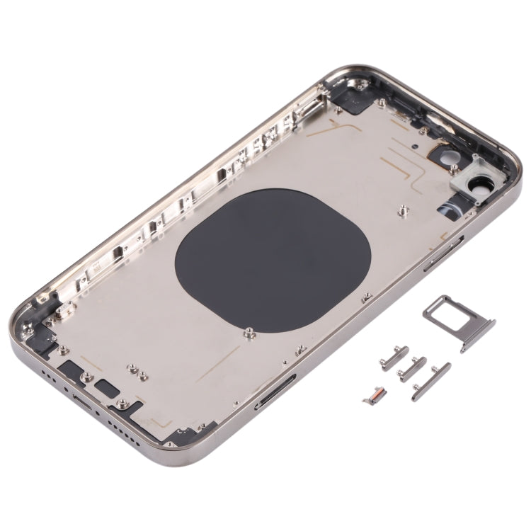 適用於iPhone XR 仿iPhone 13 Pro 外觀 不銹鋼材質全套替換殼帶邊鍵&卡托