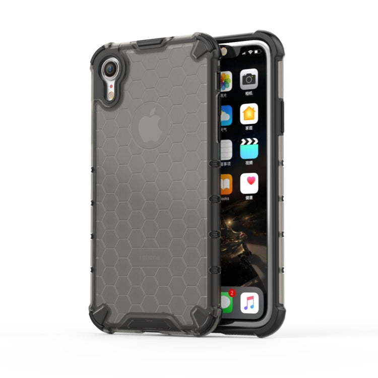 適用於iPhone XR PC+TPU蜂巢防摔保護殼