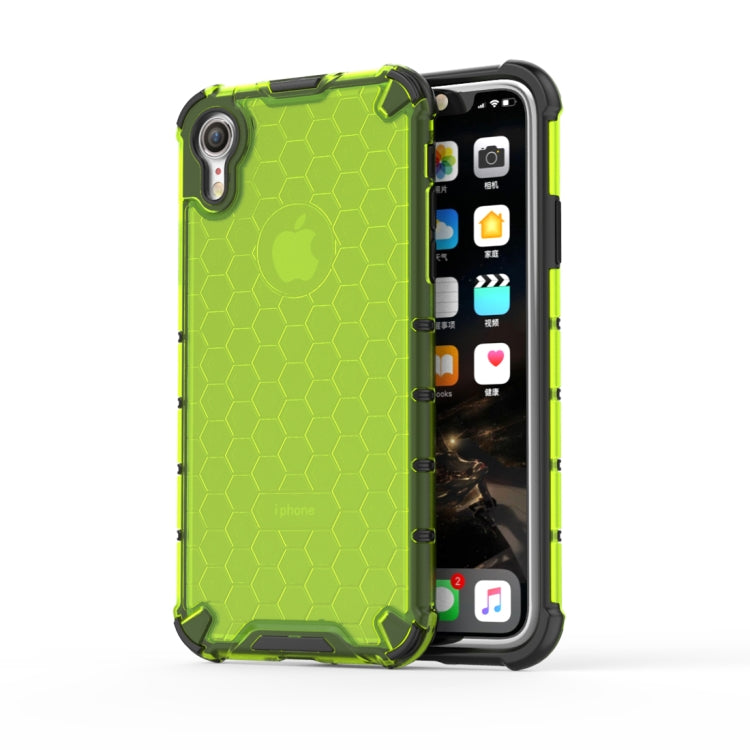 適用於iPhone XR PC+TPU蜂巢防摔保護殼