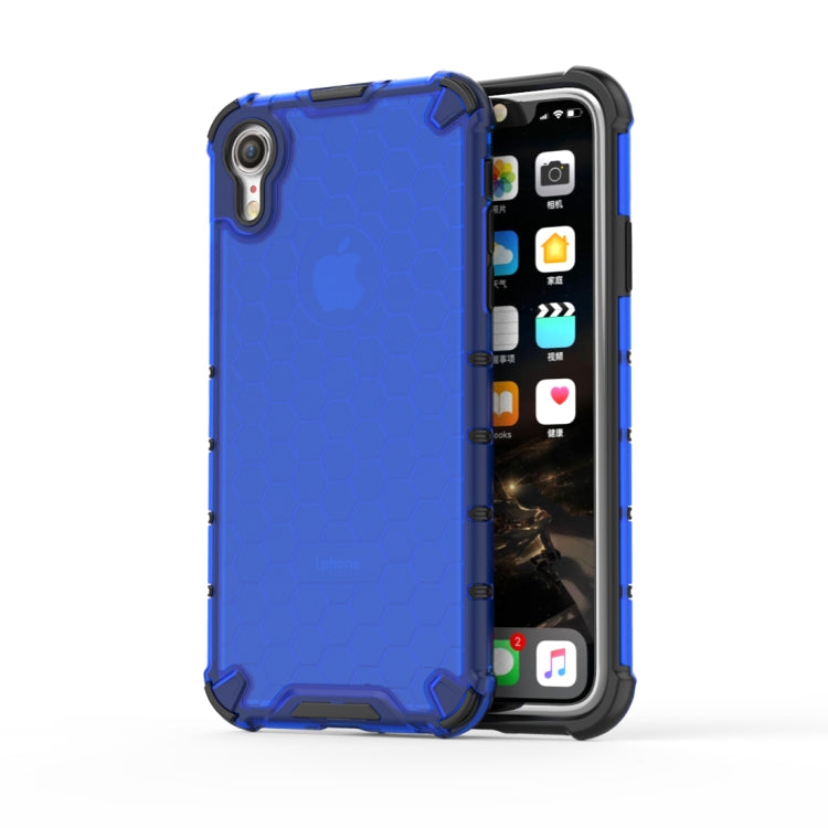 適用於iPhone XR PC+TPU蜂巢防摔保護殼