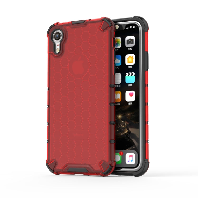 適用於iPhone XR PC+TPU蜂巢防摔保護殼