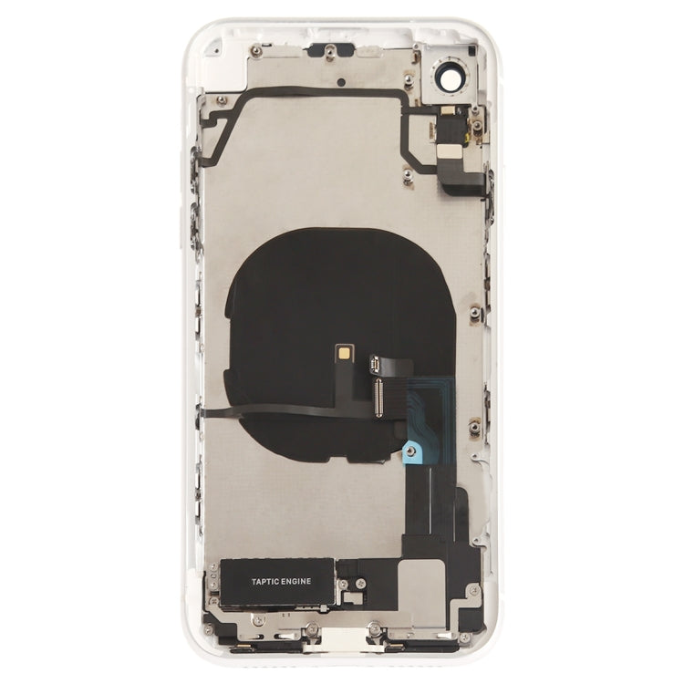 適用於iPhone XR 替換后蓋總成帶邊鍵&無線充電模塊&開機音量排線&卡托&馬達&喇叭&信號排線&相圈