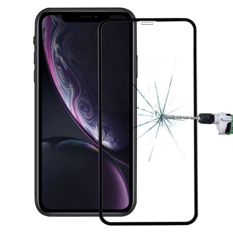 50pcs 適用於iPhone 11 / XR 碳纖維軟邊全屏鋼化玻璃膜