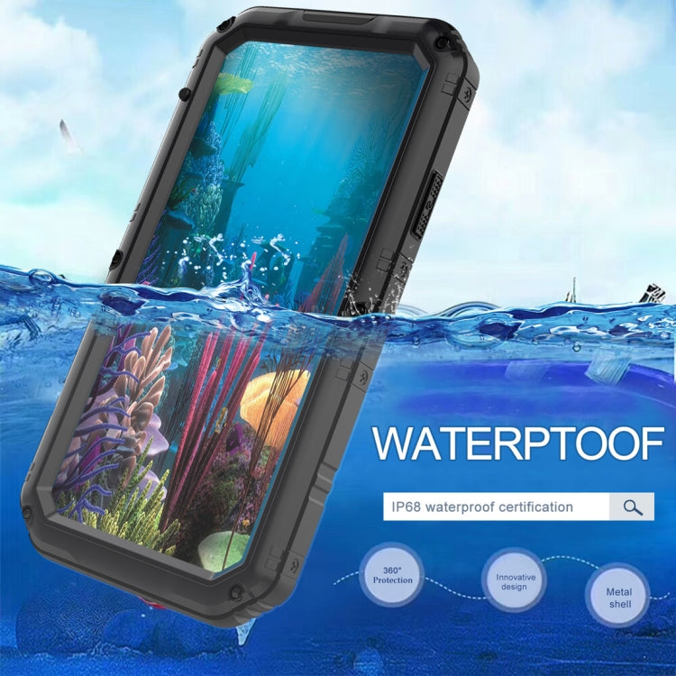 適用於iPhone XR 霸天虎四防鋅合金+硅保護殼