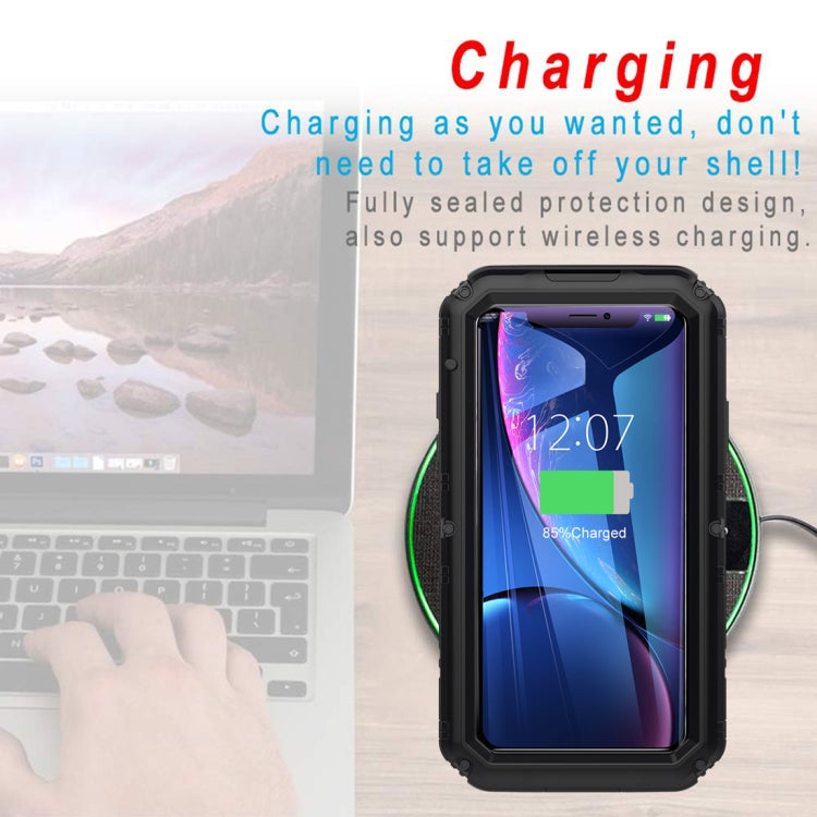 適用於iPhone XR 霸天虎四防鋅合金+硅保護殼