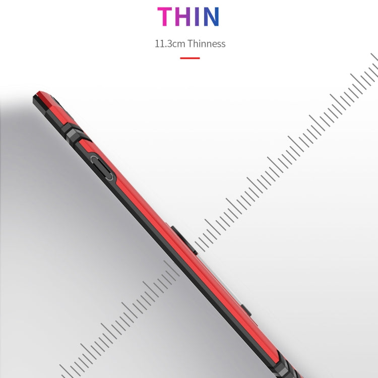 適用於iPhone XR TPU + PC 軍士盔甲防摔保護殼，帶360度旋轉支架