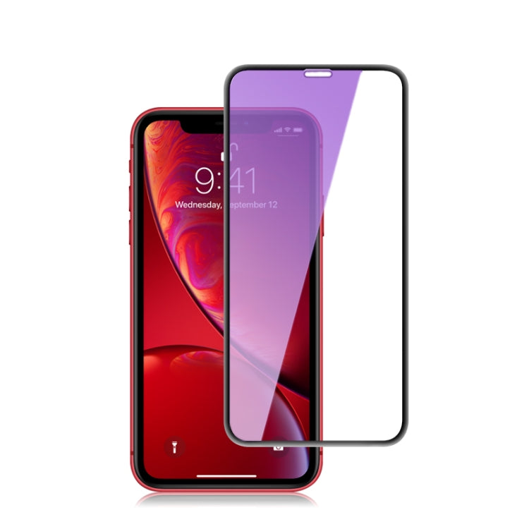 mocolo 適用於iPhone 11 / XR 0.33mm 9H 3D全屏防藍光鋼化玻璃保護膜