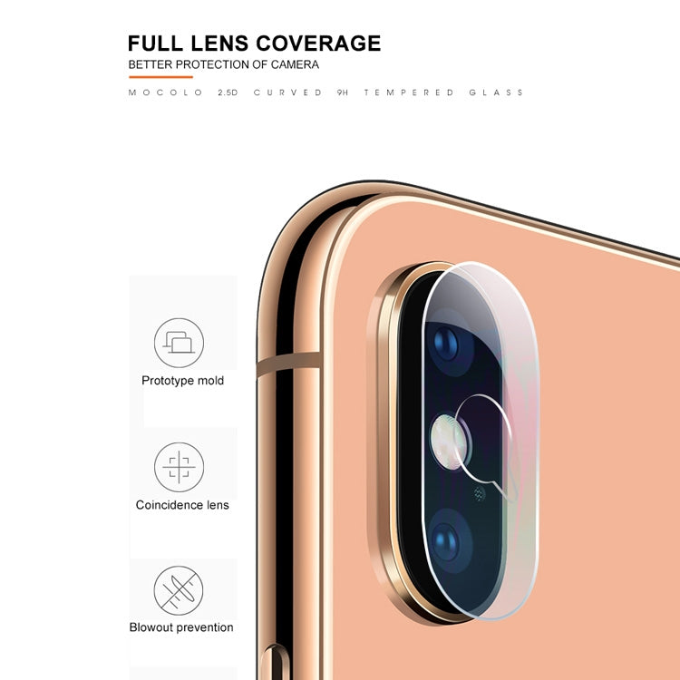 mocolo 適用於iPhone XR 0.15mm 9H 2.5D鋼化玻璃鏡頭膜
