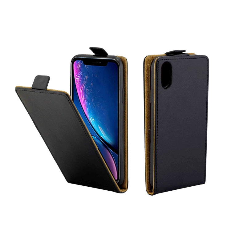 適用於iPhone XR 上下開TPU商務皮套 帶卡槽