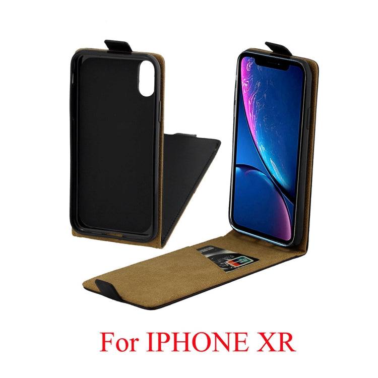 適用於iPhone XR 上下開TPU商務皮套 帶卡槽