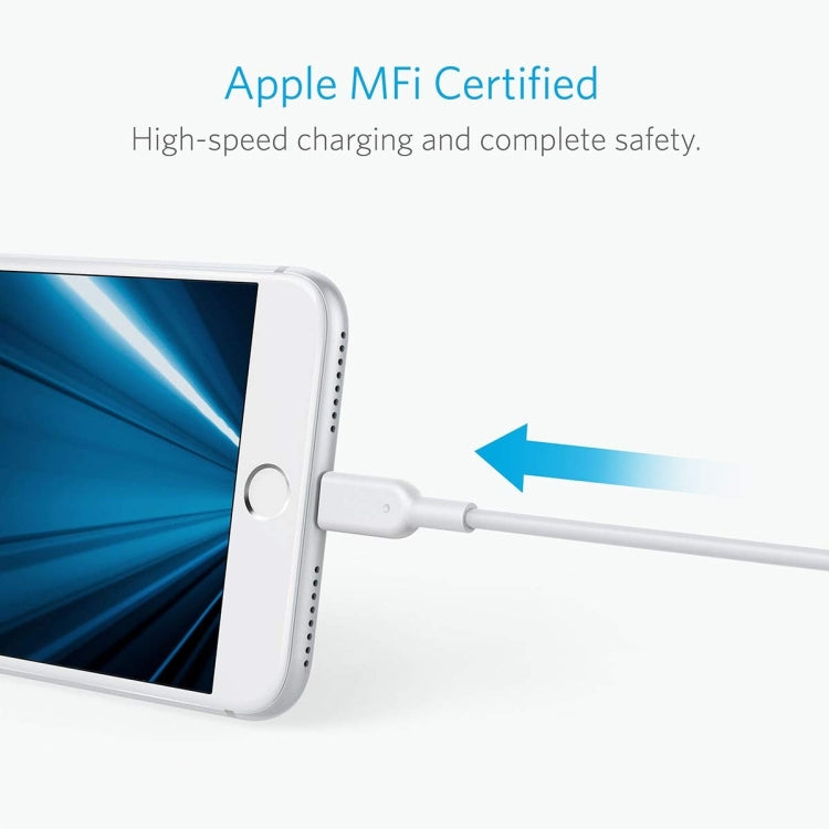 ANKER PowerLine II USB轉8 Pin MFI認證充電數據線，線長：0.9m