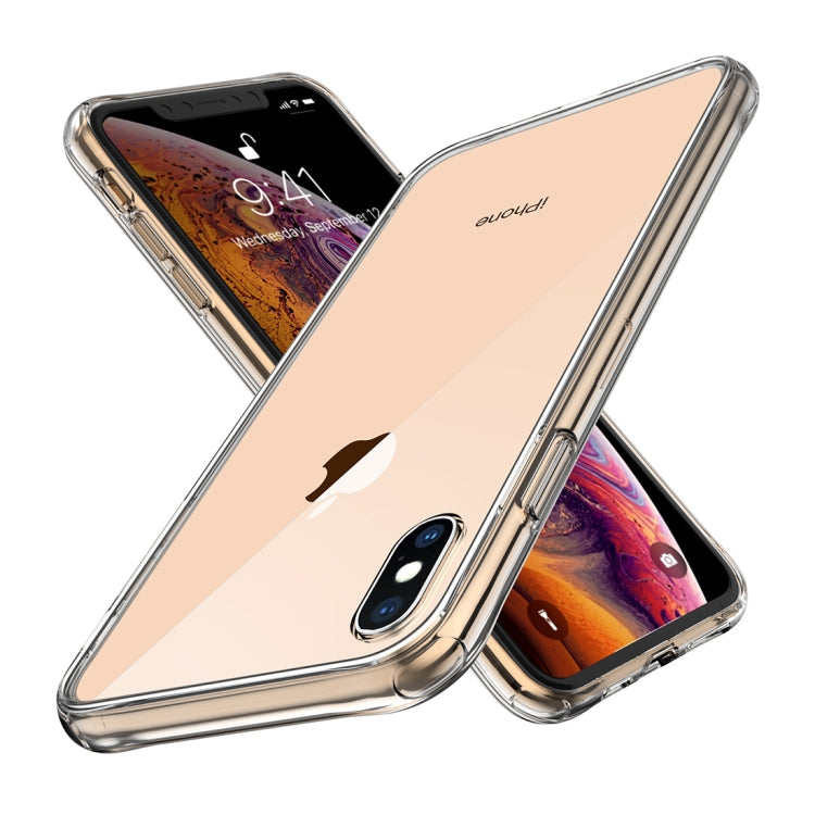 適用於iPhone XS & X 透明防摔鋼化玻璃保護套