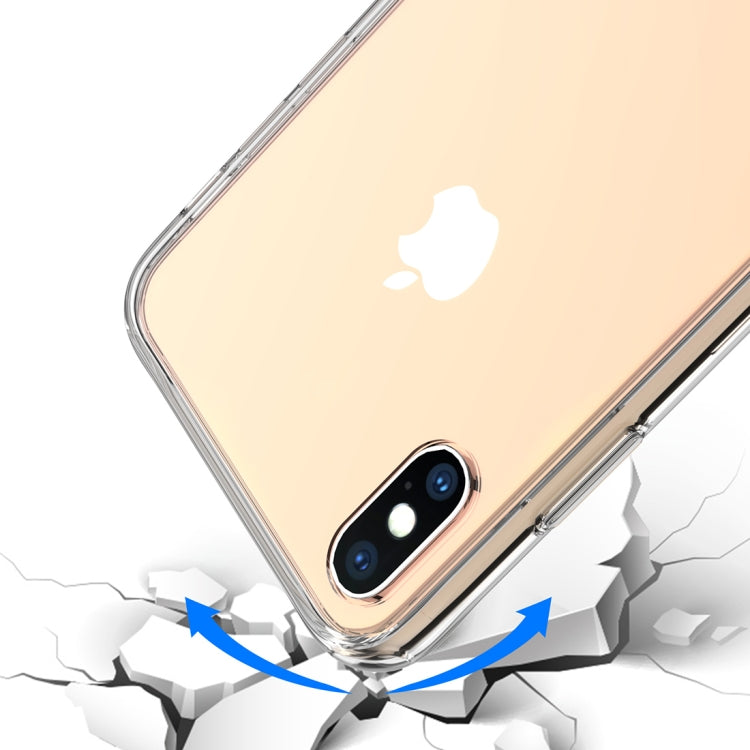 適用於iPhone XS & X 透明防摔鋼化玻璃保護套