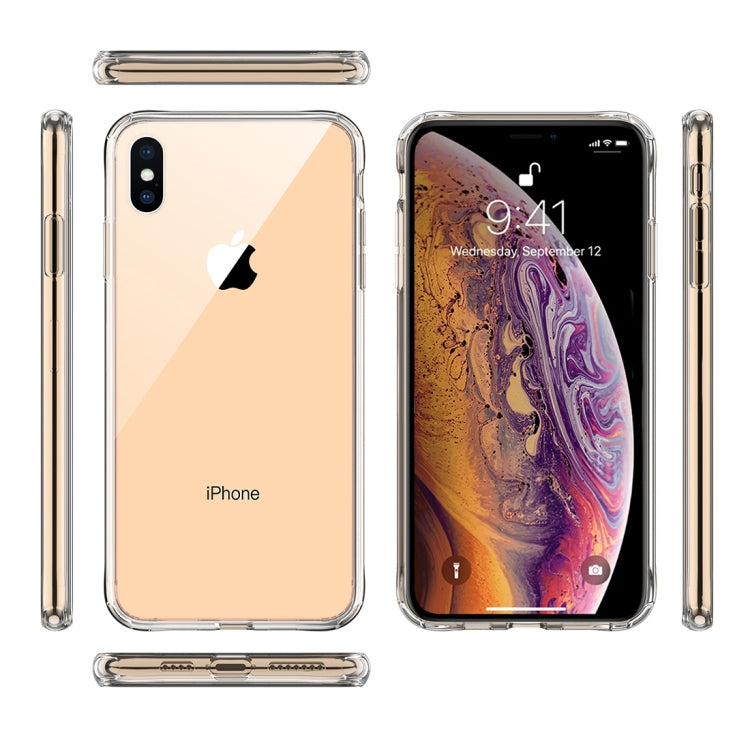 適用於iPhone XS & X 透明防摔鋼化玻璃保護套