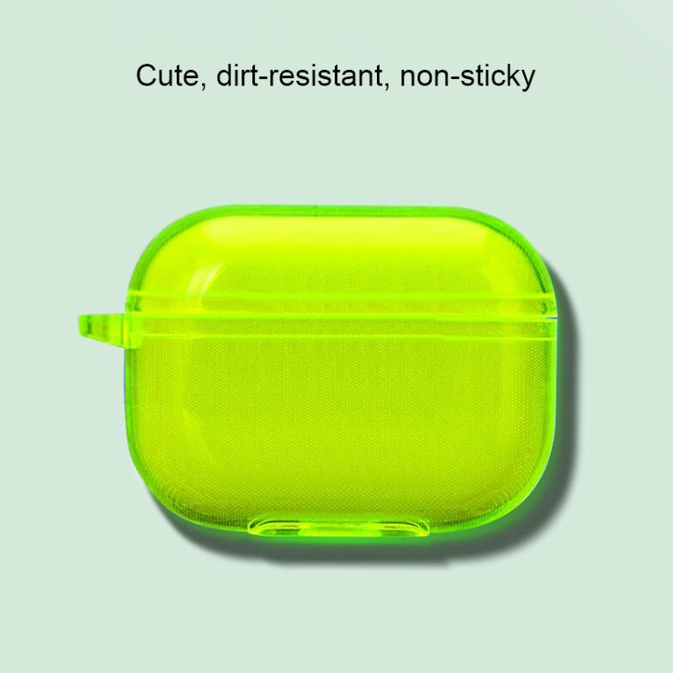 適用於蘋果 Airpods1/2 簡約熒光純色耳機套